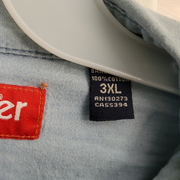 NWT Two Wranglers Jeans Button-up Shirts. - Picture 6 of 11